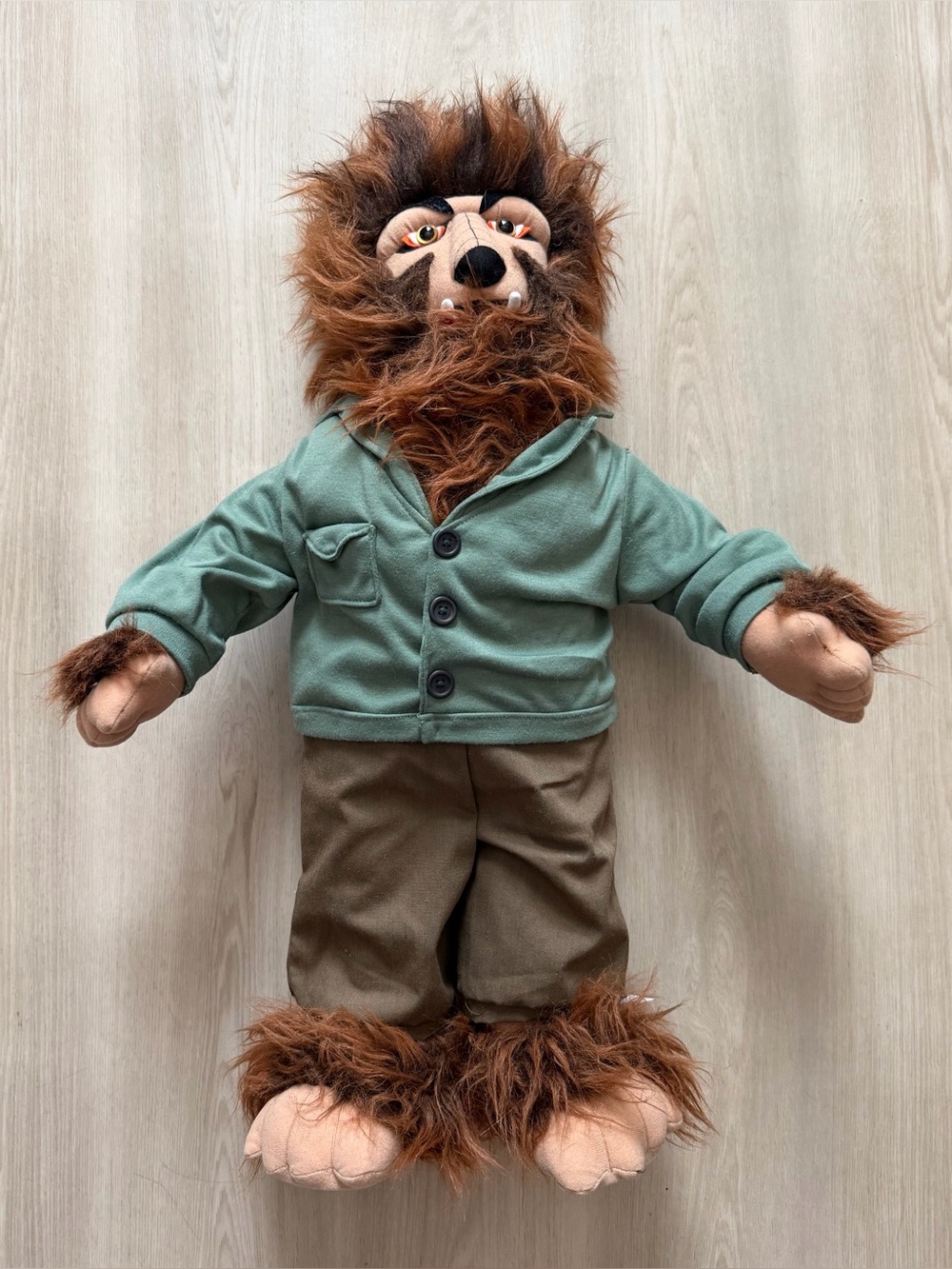 1999 Universal Studios Wolfman Plush 22 in